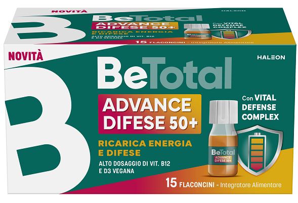 BETOTAL ADVANCE DIFESE 50+ 15 FLACONCINI DA 7 ML AROMA NATURALE ARANCIA CON EDULCORANTI SENZA ZUCCHERI SENZA GLUTINE NATURALMENTE PRIVO DI LATTOSIO - Farmacia Mortise
