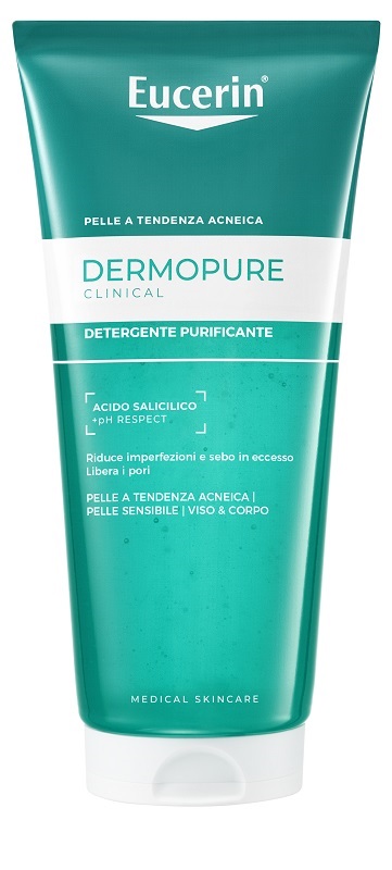 EUCERIN DERMOPURE CLINICAL DETERGENTE PURIFICANTE 200 ML - Farmacia Mortise